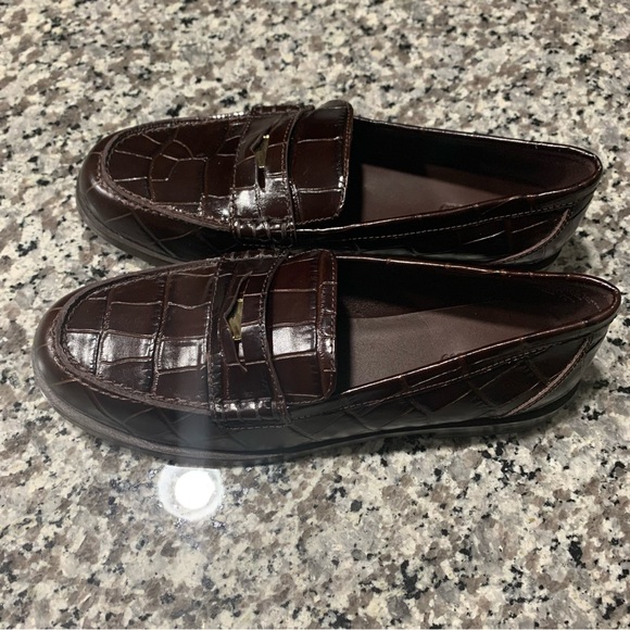 Madewell Shoes 7.5 Preppy Grayson Penny Loafer Brown - Picture 7 of 12